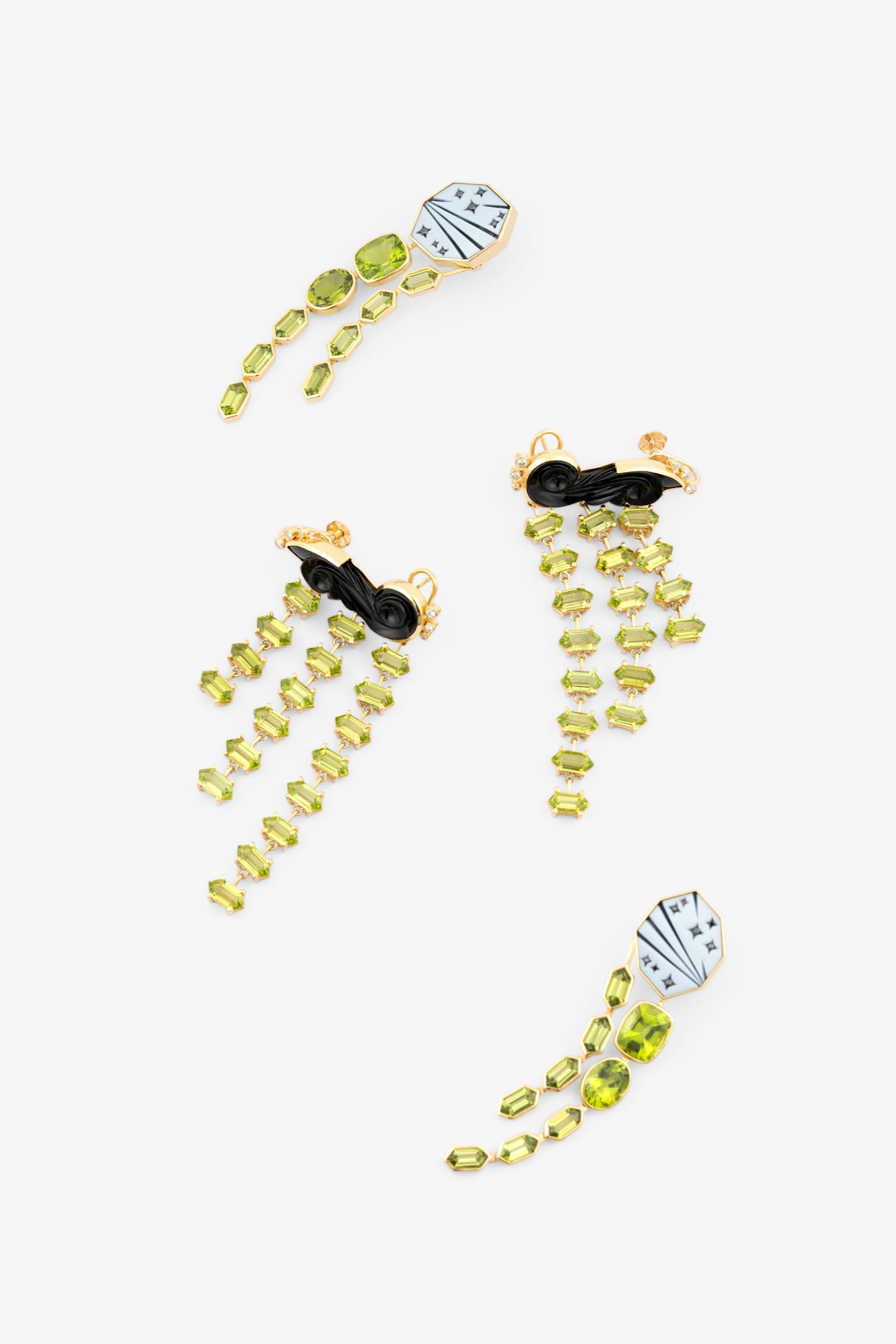 Dark Cumulus Earrings